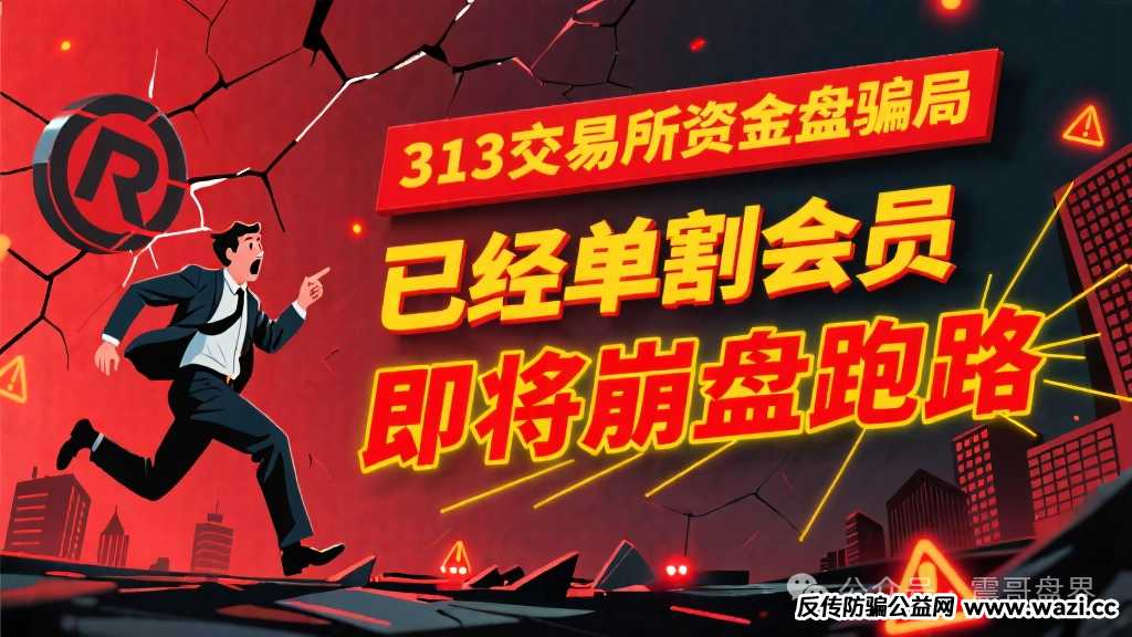 资金盘骗局【313交易所】这帮骗子搞的跟单资金盘现在正磨刀霍霍准备收割呢！