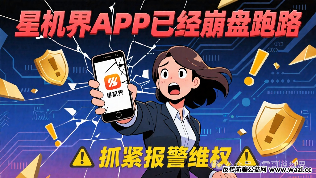 骗局曝光；【星机界APP】已经崩盘跑路，抓紧报警维权!