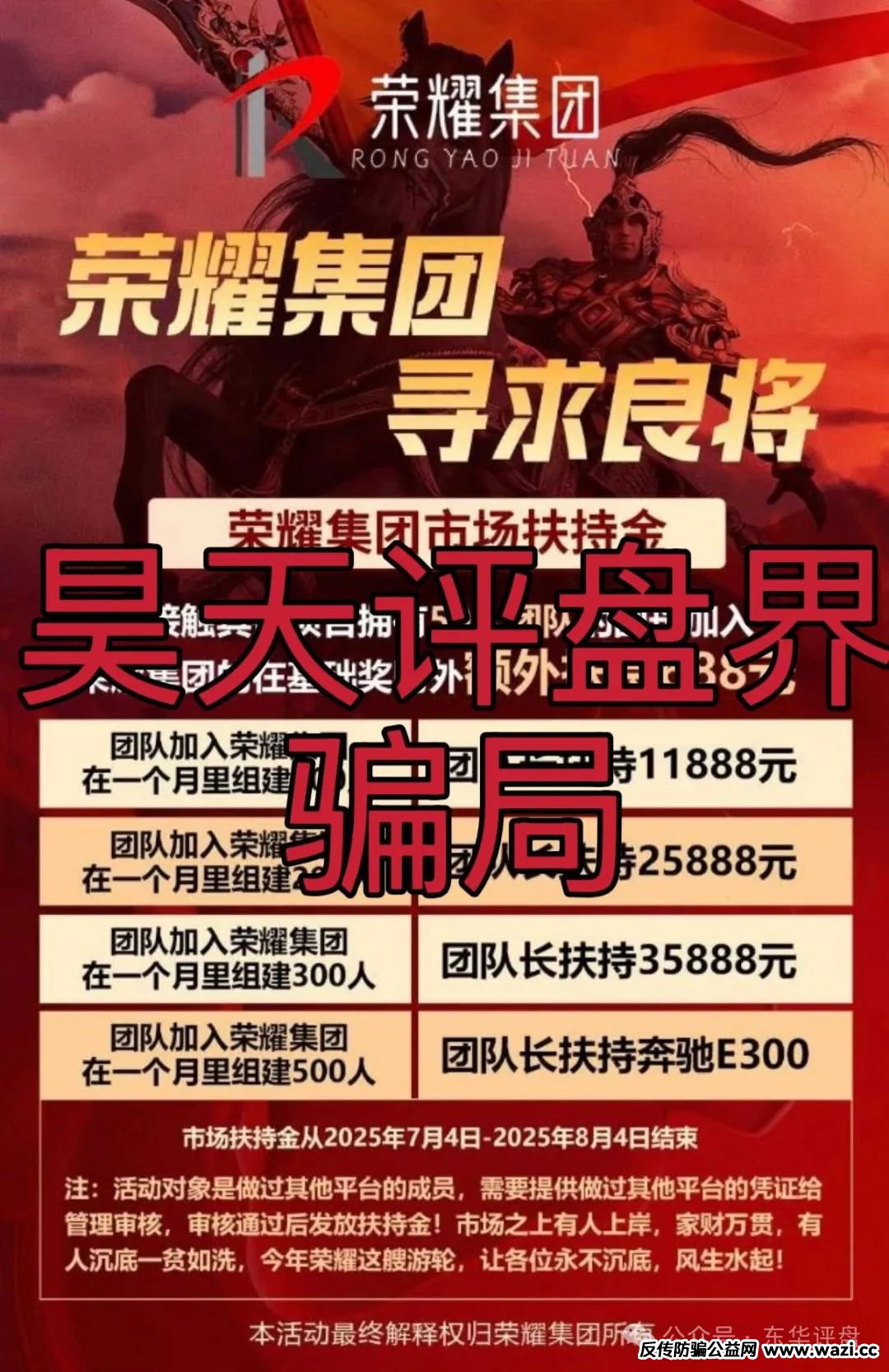 荣耀集团（嘉悦国际）期货跟单类资金盘骗局，即将崩盘跑路！