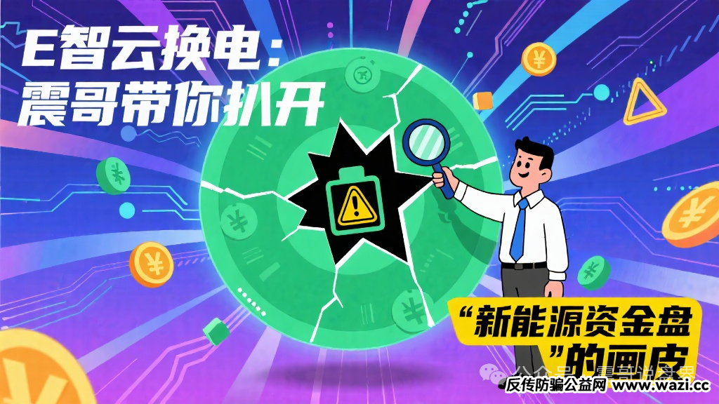 【E智云换电】扒开＂新能源资金盘＂的画皮！