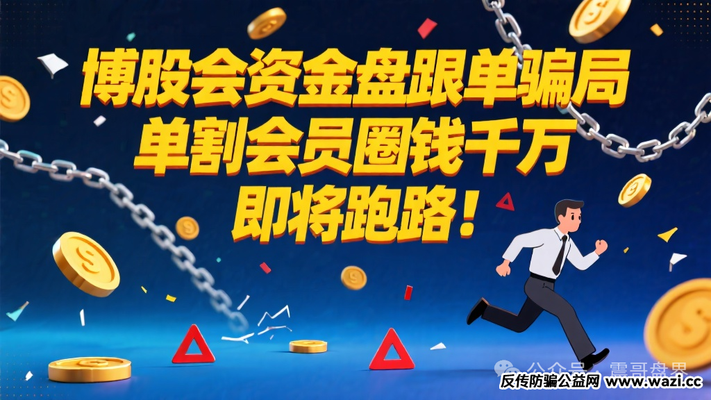 【博股会】资金盘跟单骗局，已经单割会员，圈钱千万即将跑路！