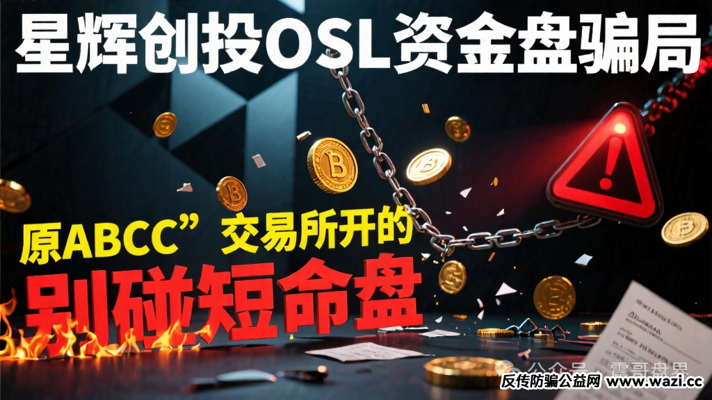 【星辉创投OSL】资金盘骗局，原ABCC交易所开的，别碰短命盘！