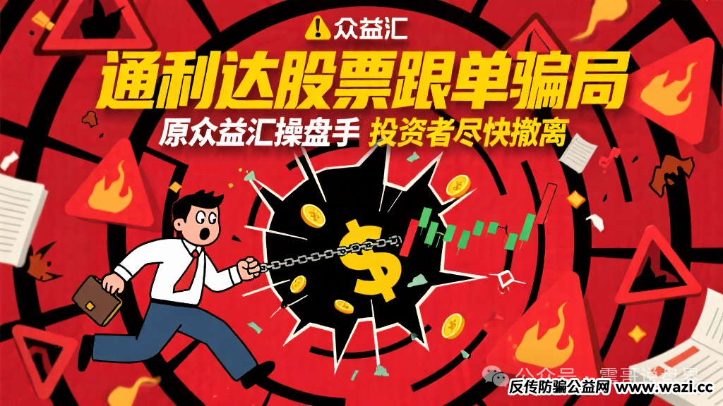 【通利达】股票跟单一轮圈资金盘骗局,原众益汇操盘,尽快撤离
