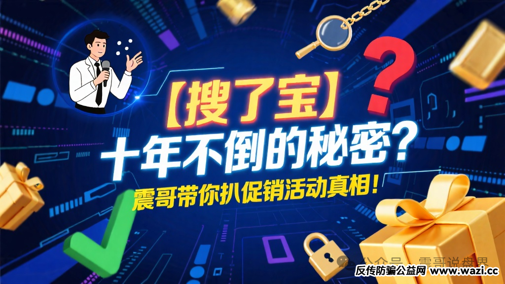 【搜了宝】十年不倒的秘密？带你扒一扒这个＂促销活动＂的底！