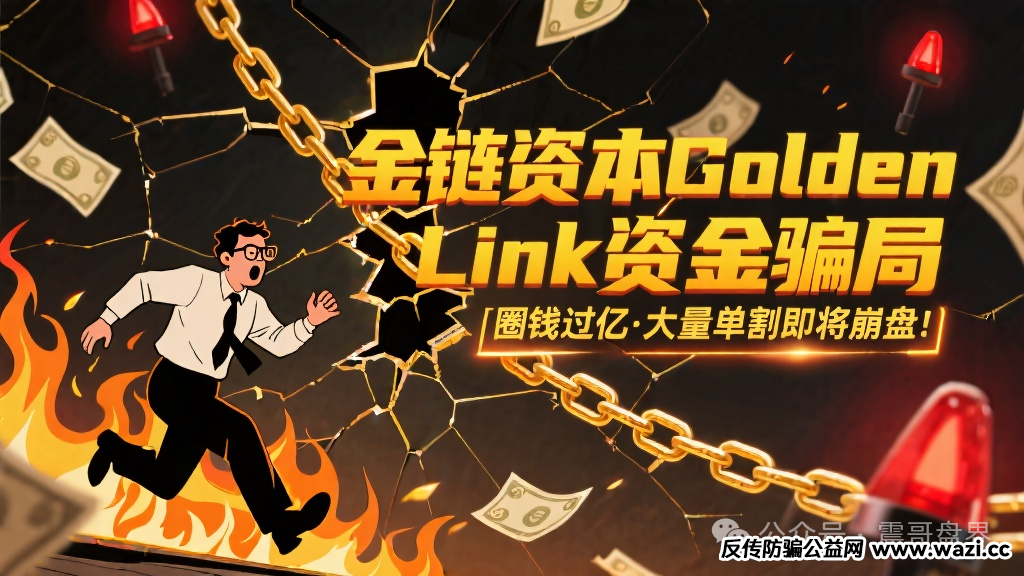 【金链资本；Golden Link】资金盘骗局，圈钱过亿，大量单割即将崩盘！