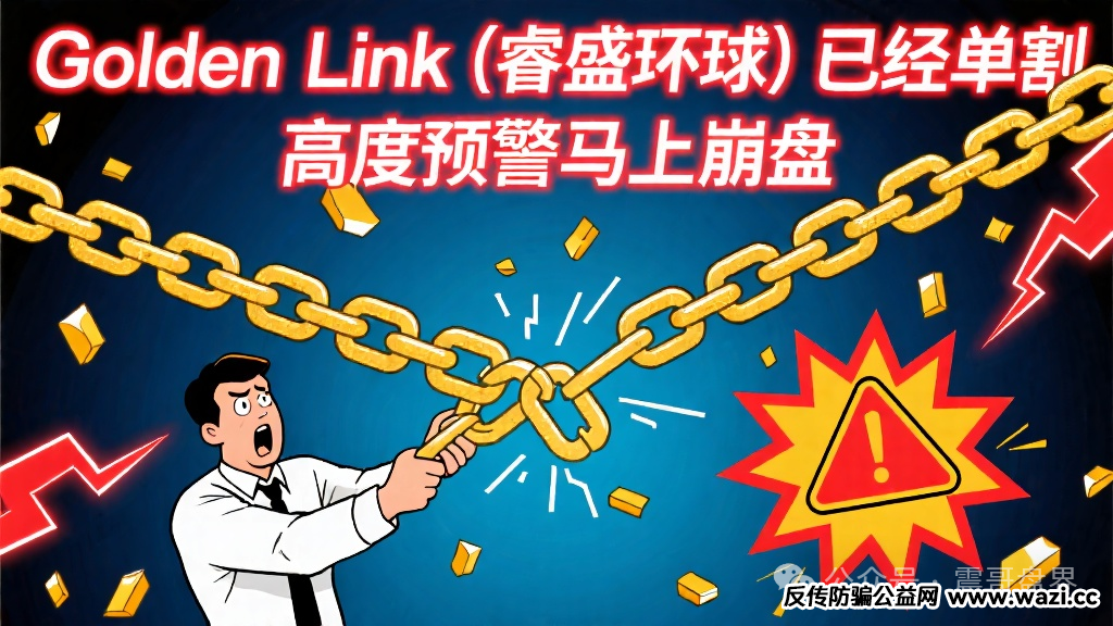 【Golden Link(睿盛环球)】已经单割,高度预警马上崩盘!