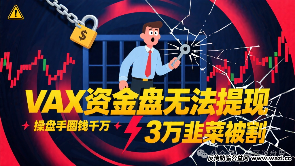 VAX(VaultX)资金盘无法提现,操盘手圈钱千万,3万韭菜被割