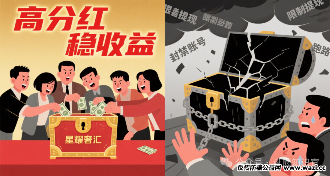 警惕!“星耀奢汇” 崩盘后,同一团伙再开 “安永达” 设局,这些套路一定要