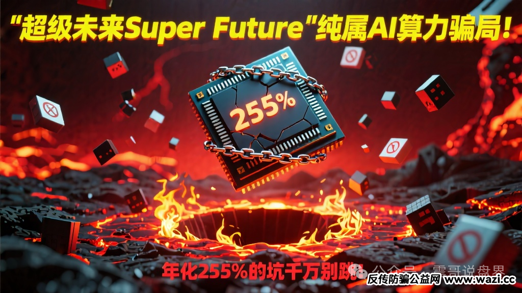 纯属AI算力骗局！【超级未来Super Future】年化255%的坑千万别跳！