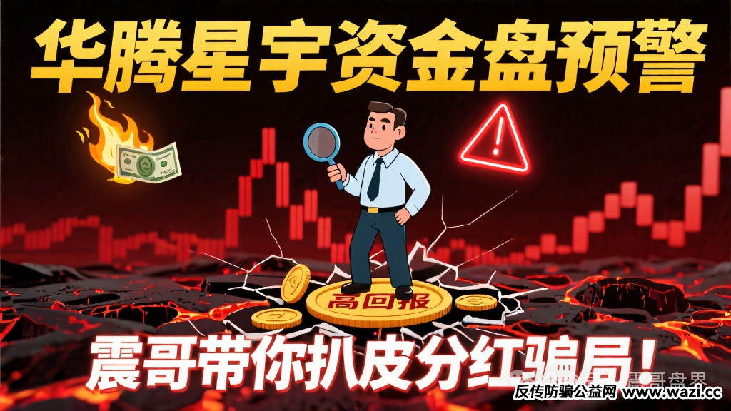 【华腾星宇】资金盘预警:带你扒皮分红骗局!