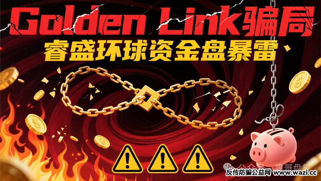【Golden Link(睿盛环球)】资金盘骗局,已经单割杀猪,高度预警!