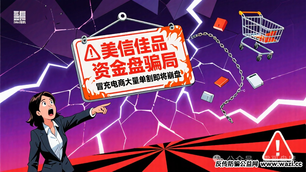 【美信佳品】是资金盘骗局,冒充电商,大量单割,即将崩盘!