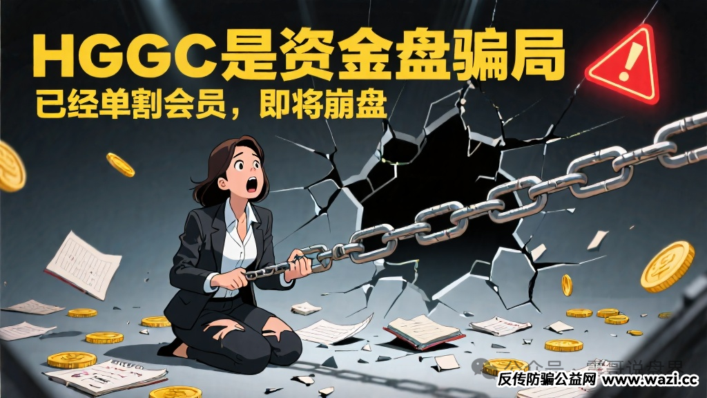 【HGGC】是资金盘骗局，已经单割会员，即将崩盘！