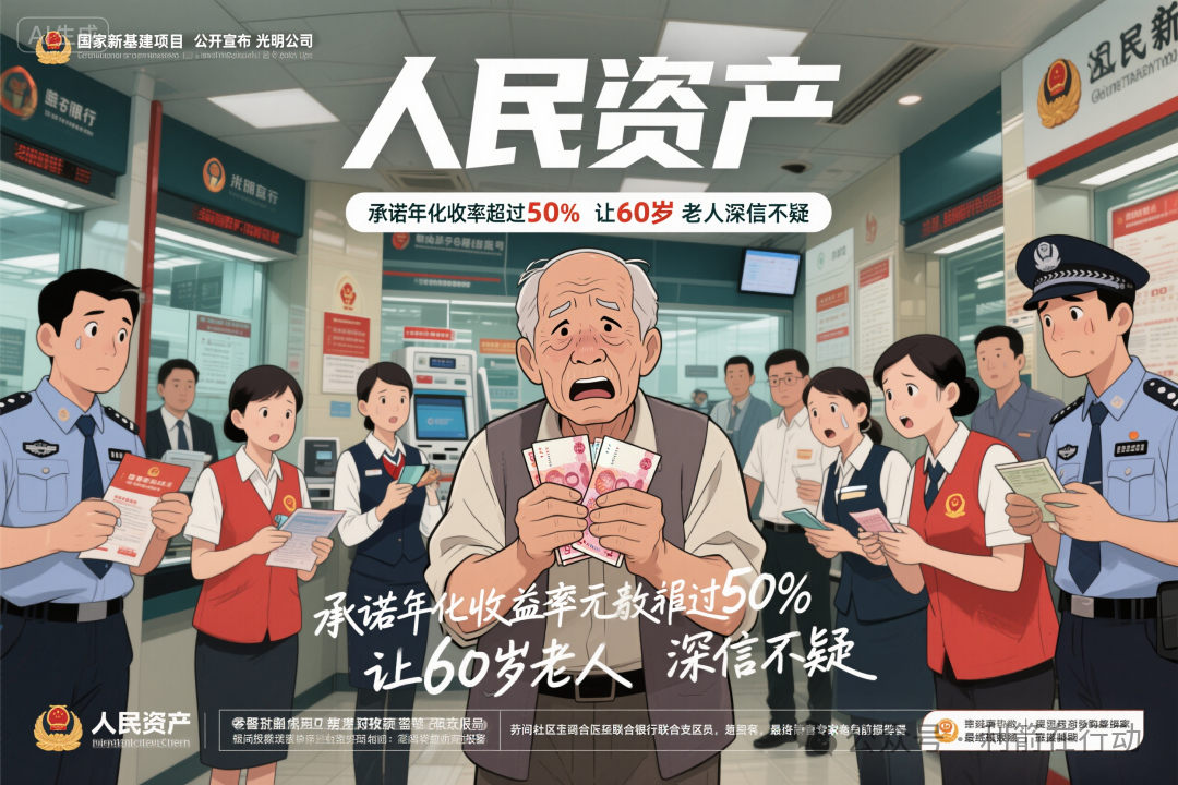 【人民资产】APP假冒“国资”的诈骗项目，别信，别交钱！